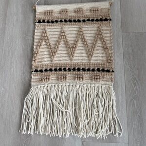 MACRAME WALL HANGING- Unique woven tapestry-cotton Moroccan wall decor-Boho vibe
